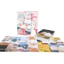 Hot Cat Preciate Tarot Oracle Card Fate Divination Prophecy Card Family Party Game Tarot 48 Card Deck - Multicolor - View 7