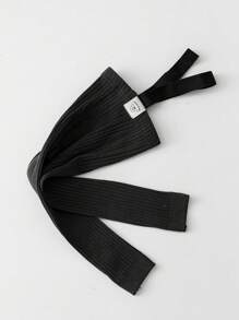 1 件春秋季四季可调节肩带紧身裤，适合新生儿简约条纹和纯色中性七分裤，婴儿幼儿紧身裤袜