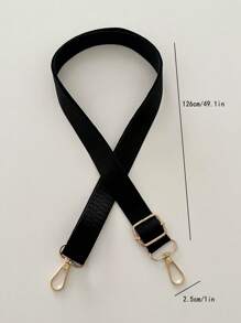 New Fashionable Black Adjustable Fabric Shoulder Bag For Women, Simple & Versatile Design
