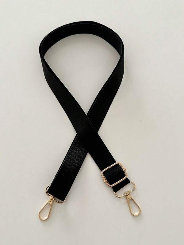 New Fashionable Black Adjustable Fabric Shoulder Bag For Women, Simple & Versatile Design