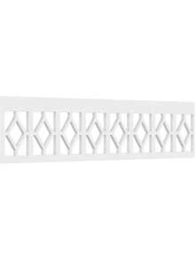 Ekena Millwork RUNP08X0625X48KNS 8 X 48 In. Pitch 0.62 In. Kinsman Architectural Grade PVC Running Trim - 彩色 - 查看 1