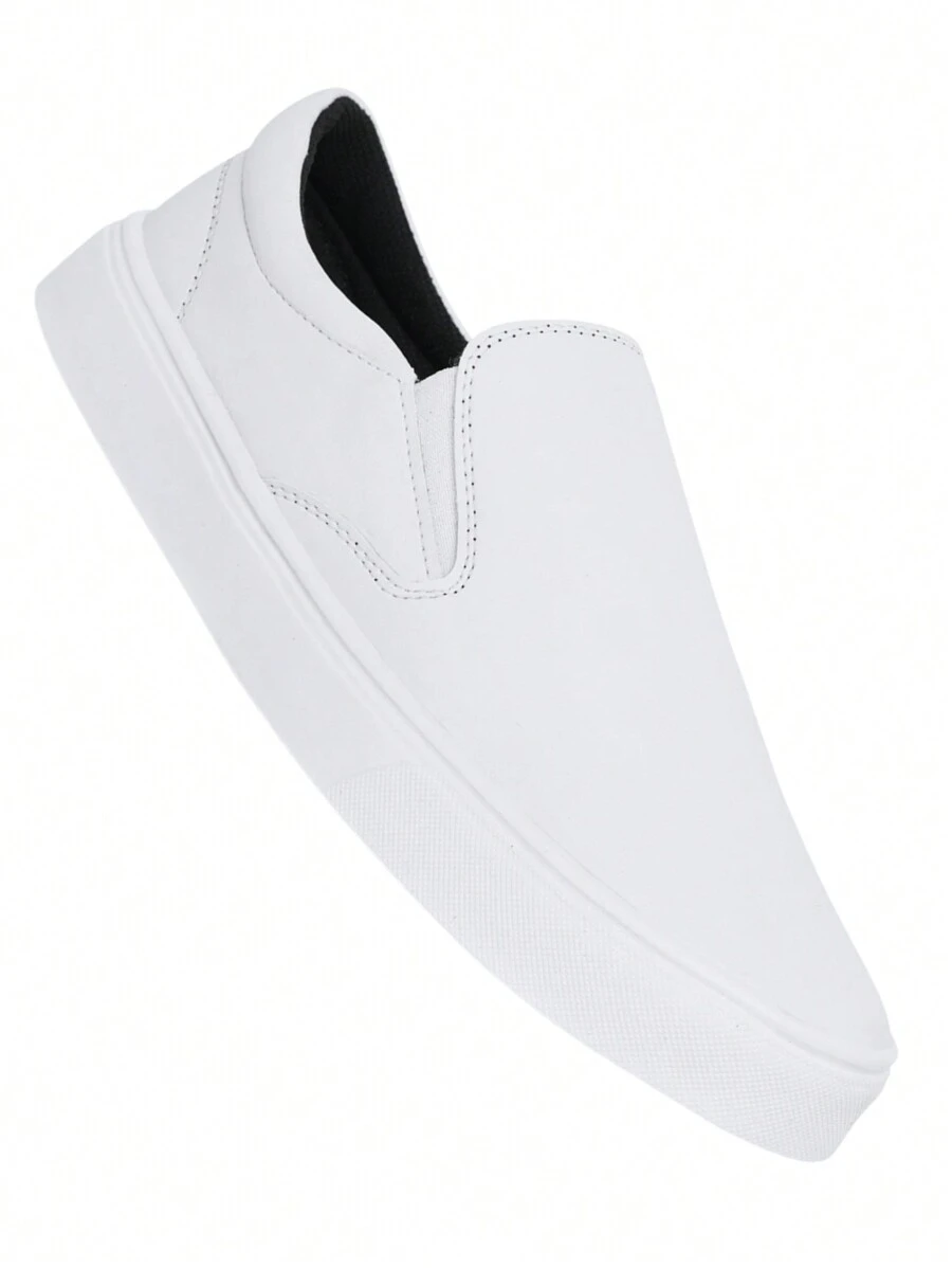 Men's Slip On Casual Sneakers Yacht Slip-On Slip-On Easy Comfortable - trắng - Xem 1
