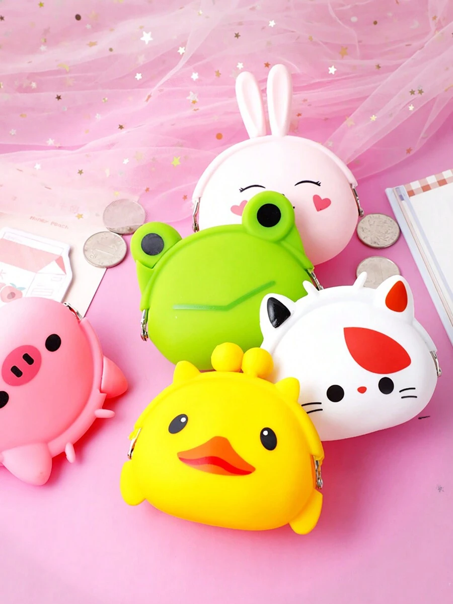 Mini Cute Lip Clasp Coin Purse, Handbag, Girls Adorable Change Wallet