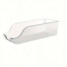 Support de boisson empilable de grande taille - boîte de rangement en plastique transparent pour réfrigérateurs, armoires et plans de travail - parfait pour organiser la nourriture et les boissons dans les cuisines et les garde-manger, décoration de la maison, cadeaux de Noël, cadeaux pour la maison, décoration de la chambre
