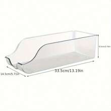 Support de boisson empilable de grande taille - boîte de rangement en plastique transparent pour réfrigérateurs, armoires et plans de travail - parfait pour organiser la nourriture et les boissons dans les cuisines et les garde-manger, décoration de la maison, cadeaux de Noël, cadeaux pour la maison, décoration de la chambre