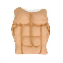 1pc Halloween Costume Cosplay Party Funny Artificial Muscular Chest Abs Torso Prop - Multicolor - View 4