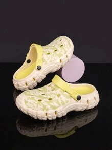 Dames Zacht, Hoog-elastisch, Comfortabel Camouflage Contrastkleur Buiten, Straat, Wandelen, Reizen, Kamperen, Casual, Mode, Duurzaam, Antislip, Sneldrogend, Waterdicht, Amfibisch, Veelzijdig, Leuke ademende sandalen