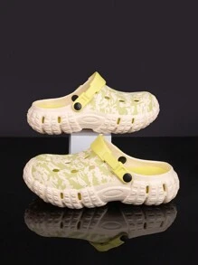 Dames Zacht, Hoog-elastisch, Comfortabel Camouflage Contrastkleur Buiten, Straat, Wandelen, Reizen, Kamperen, Casual, Mode, Duurzaam, Antislip, Sneldrogend, Waterdicht, Amfibisch, Veelzijdig, Leuke ademende sandalen