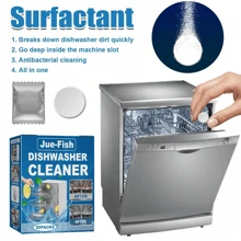1 Box (20pcs) Dishwasher Cleaner, Powerful Oil Stain Remover, Descaling Detergent Tablet For Kitchen Cleanliness,Kitchen,Bathroom,Home,Household Supplies