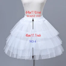 衬裙 角色扮演派对短裙 Jupon Enfant Fille Lolita 芭蕾短裙 Enaguas Sottogonna