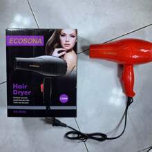 Mini secadora eléctrica para el cabello gwd con consumo de 1200 watts Secadora de bolsillo facil de transportar,tipo de estudiante - Rojo - Ver 4