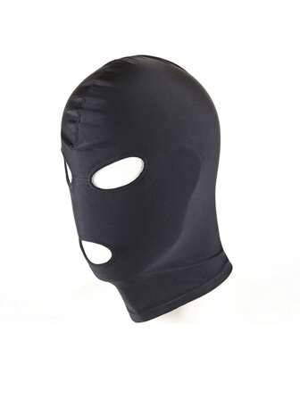1 件成人男性角色扮演可调节透气全头面具，带眼部和嘴部开口