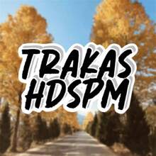 1PC 5-Inch PVC Outdoor Sticker - "TRAKAS HDSPM" Design - UV-Proof, Perfect For Laptops, Cars, Bumpers, Tents, Windows, Helmets, Walls, Suitcases, Toilets, Glass Mirrors - Multicolor - View 1