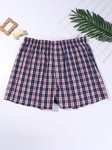 3pcs Random Color Men's Printed Casual Boxer Briefs, Comfortable Sleepwear - Multicolor - View 6