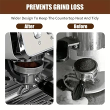 Coffee Powder Receiving Ring With Magnetic Anti-Flying Powder Ring Coffee Machine Handle Powder Receiving Ring Anti-Spraying Powder - Multicolor - View 3