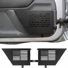 2 Pieces Suitable For  JK Front Door Storage Box Door Metal Storage Box 2/4 Door Car Interior Modification Accessories - Black - View 9