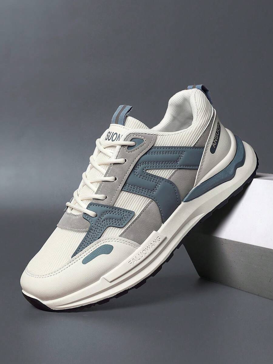 Zapatos deportivos cómodos y transpirables de malla con suela antideslizante y elevación para hombres Cocooon, adecuados para usar con jeans y ropa deportiva