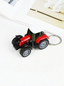 1 chiếc móc khóa mô phỏng máy kéo dễ thương bằng hợp kim kẽm PP quà tặng lưu niệm trường học - Nhiều màu - Xem 6