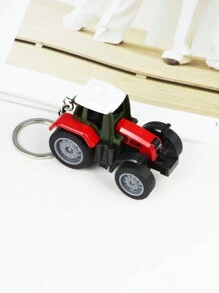 1 chiếc móc khóa mô phỏng máy kéo dễ thương bằng hợp kim kẽm PP quà tặng lưu niệm trường học - Nhiều màu - Xem 3