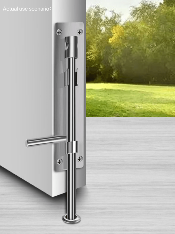 1pc Heavy-Duty Anti-Theft Ground Stake Garden Gate Lock, Available In Large, Medium And Small Sizes