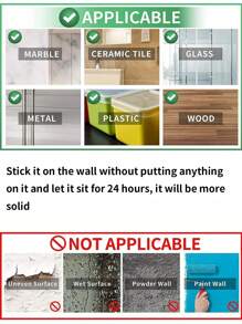 1pc Shell Soap Box, Creative Soap Box, Wall Mounted Drainage No-Drill Storage Rack, Bathroom Toilet Soap Rack, Extend Soap Life, Keep Soap Bars Dry Clean & Easy Cleaning Home Bathroom Decor Fall Decor Back To School - Multicolor - View 5