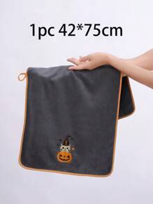 1/3pcs Owls Coral Fleece Embroidered Hand Towel/Bath Towel, Ultra-Soft Absorbent Quick Dry, Gift, Couples Design, Home Decor For Beauty Salon Home Bathroom Shower Towels For Beauty Salon, Hotel Sports,Home Essentials, Towel, Skin Care