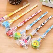 12/6/3/1 pièce Crayons HB de 21,5 cm à motifs aléatoires de voitures et bateaux de dessin animé, papeterie créative pour enfants, convient pour le bureau, les fournitures scolaires, les cadeaux de la Journée de l'enfant, les essentiels des étudiants