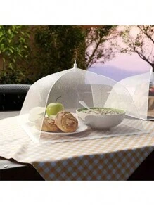 Reusable Foldable Food Cover Tent, Outdoor Picnic BBQ Fly Insect Mosquito Protection Net - Multicolor - View 6