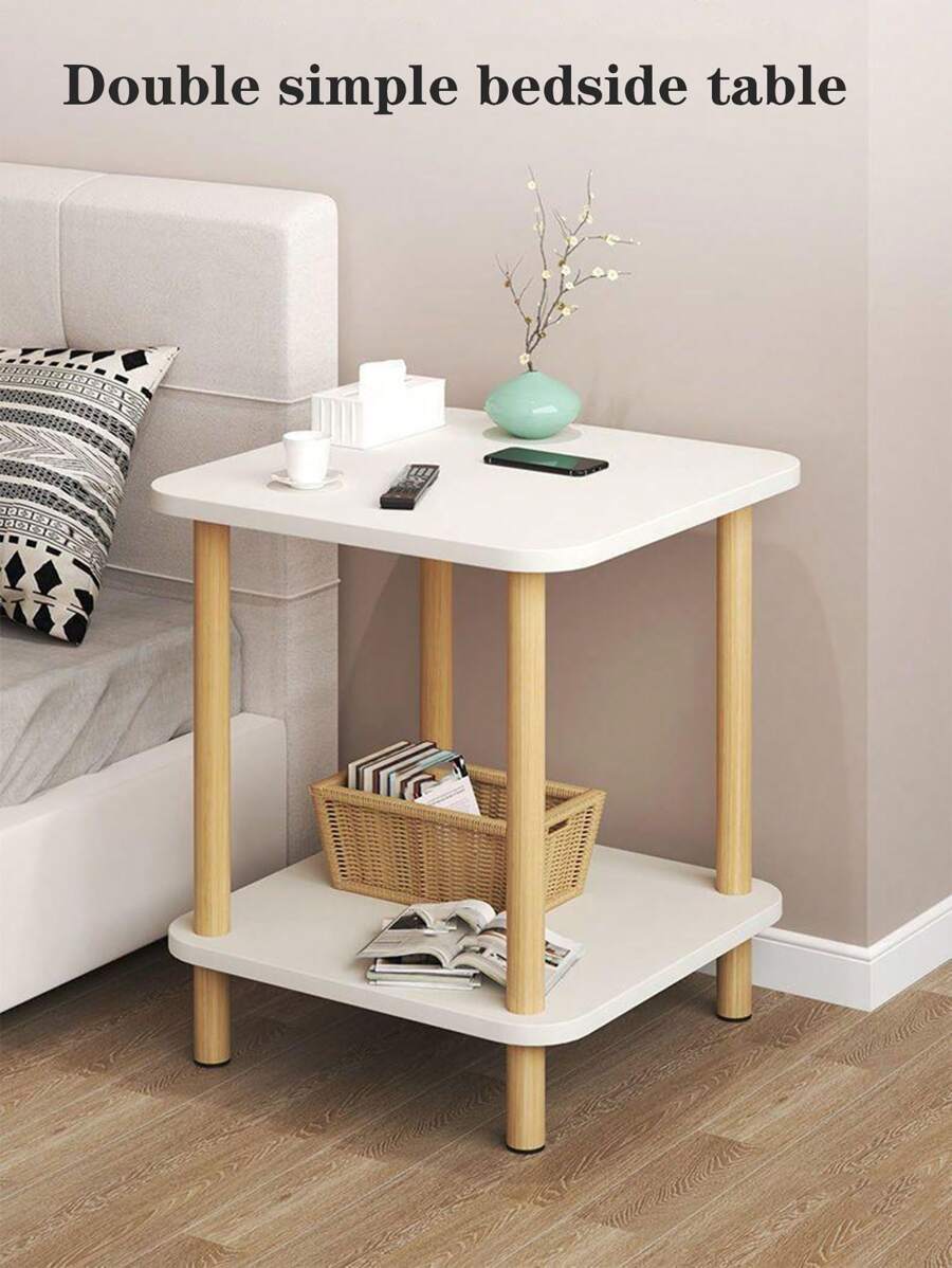 1pc Small Side Table, Living Room Sofa End Table, Bedside Nightstand For Small Space, Apartment
