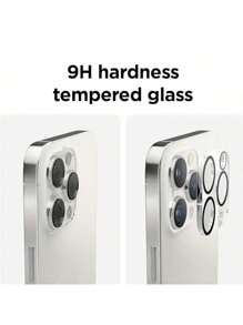 1 件相机镜头保护膜，9H 硬度防指纹防碎防刮，兼容 15 Pro 和 15 Pro Max 生日礼物、家人、朋友镜头保护膜、手机配件防水防震防摔全覆盖 - 彩色 - 查看 5