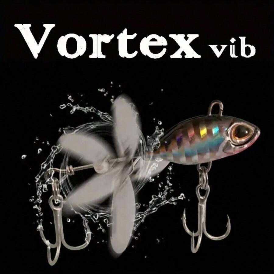 High Quality Metal VIB Fishing Lure - 7g/10g/14g Size - Rotating Sequins For Maximum Attraction - Ideal For Catching Stripers, Bass And Other Freshwater Fish
