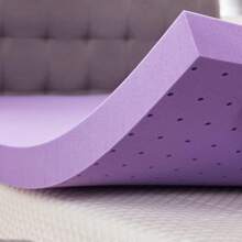 3 Inch Gel Memory Foam Mattress Topper Ventilated Soft Mattress Pad, Bed Topper, CertiPUR-US Certified, Twin Size, Purple - Màu tím - Xem 1