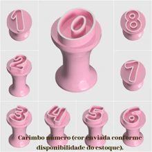 Stamp For Brigadeiro Sweets Or American Pasta Hollow Numbers Model - Nhiều màu - Xem 1