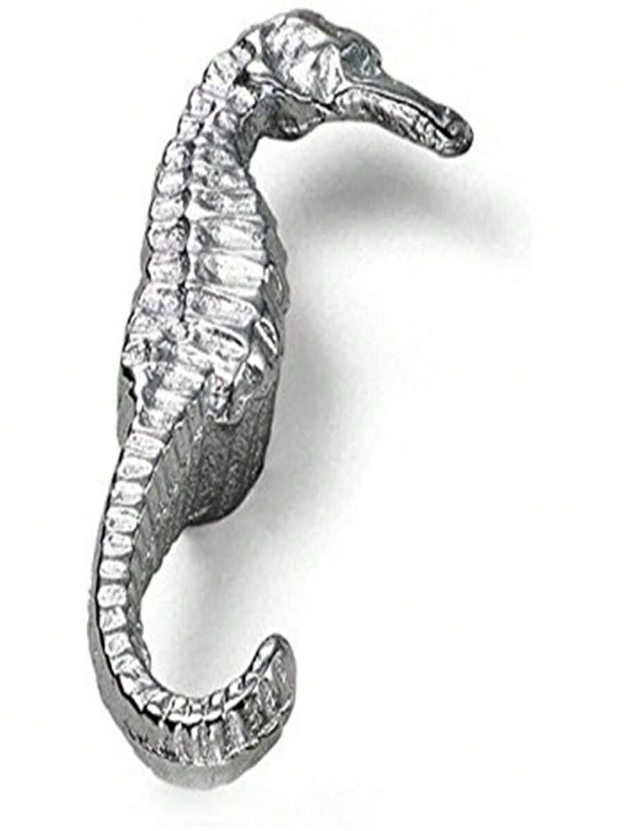 Laurey 56860 Oceana Sea Horse Knob - Left Side Facing, - 銀色 - 查看 1