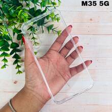 Anti-Impact Transparent Case For Samsung M35 5G/Simple Silicone Case (CF09) - Trong sáng - Xem 3
