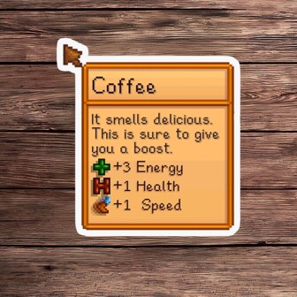 1 st Det luktar ljuvligt. Det här kommer säkert att ge dig en boost, rolig kaffeklistermärke, - Vattentät vinyldekal - hållbar och väderbeständig, perfekt för bärbara datorer, vattenflaskor, telefoner och bilar | Tillbaka till skolan