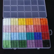 720 peças/Caixa Mosaico de Vidro Vibrante - Peças Decorativas Quadradas Premium para Arte Criativa, Pintura, Joias Artesanais e Projetos de DIY
