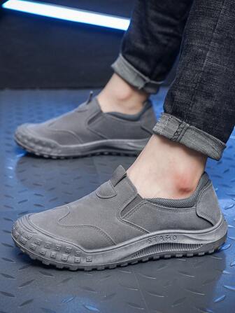 Men's Shoes 2024 New Low-Top Waterproof Men's Outdoor Non-Slip Sports Casual Work Shoes Slip On Men's Shoes