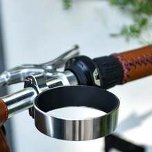 1pc Outdoor Cycling Bicycle Coffee Cup Holder Rack, Aluminum Alloy Water Bottle Bracket, Electric Motorcycle Coffee Cup Holder - Multicolor - View 2