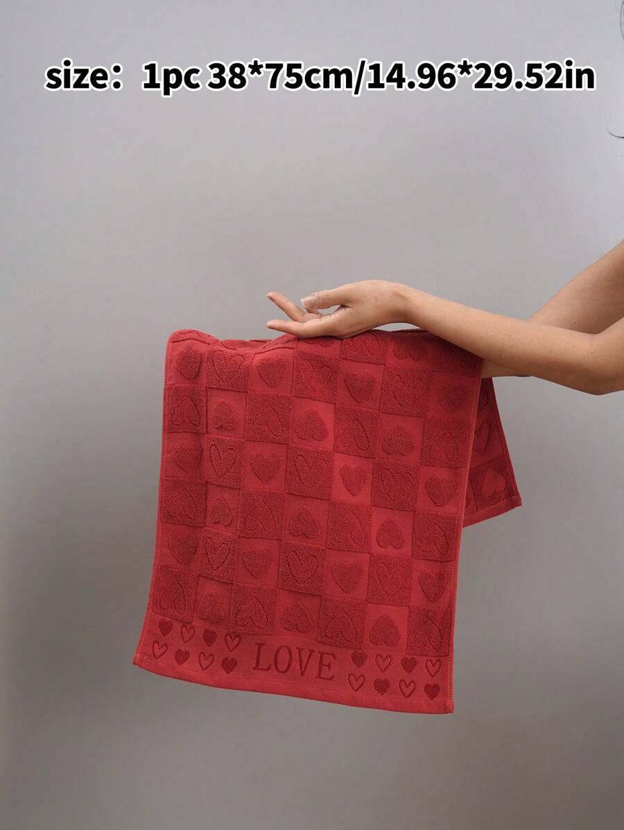 QIBHI 1pc (Lightweight) Towel/Bath Towel, Soft And Absorbent, Portable