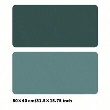 Grande Mouse Pad de Pu, Tapete Impermeável Anti-derrapante para Teclado de Computador, Escrita e Trabalho de Escritório