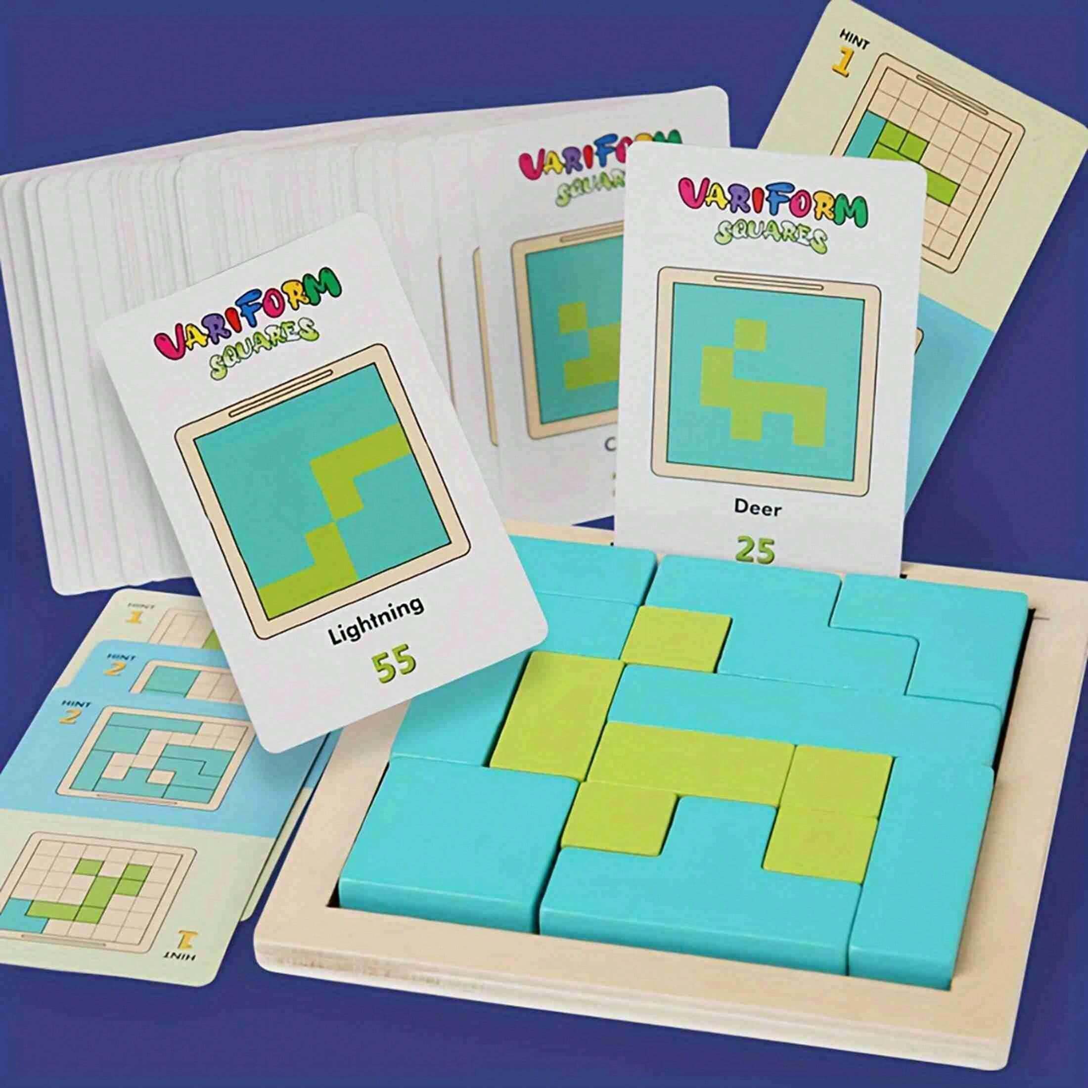 Wooden Multi Form Architectural Puzzle Blocks - Learning And ...