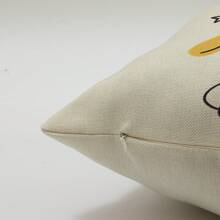 1 Peça de Fronha Personalizada de Linho para Decoração Doméstica, Dia dos Namorados, Natal, Ação de Graças, Padrão de Ano Novo, Foto de Bebê/Casal/Família, Presente Memorial de Casal de Casamento, Impressão Unilateral, Sem Enchimento.