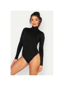 Women Bodysuits - 黑色 - 查看 2