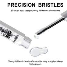 Ytruns Gel kẻ lông mày chống nước - Không lem, giữ màu lâu trôi, tạo vẻ ngoài trang điểm tự nhiên - Món quà lý tưởng cho Ngày Valentine và Ngày của Mẹ - Chống mồ hôi, tạo hình lông mày hoàn hảo. - 1 cái - Xem 3