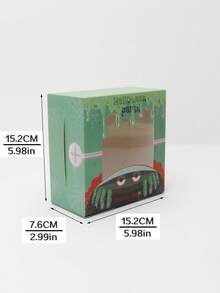 5/10 hộp đựng kẹo/đồ ăn nhẹ Halloween, hộp đựng bánh quy/bánh ngọt, đồ dùng tiệc tùng, hộp đựng quà tặng tiệc Halloween phù hợp cho ngày lễ và tiệc tùng Halloween đồ trang trí Halloween đồ trang trí Halloween nhà tiệc Halloween túi đựng tiệc Halloween tiệc Halloween - Giấy - Xem 7