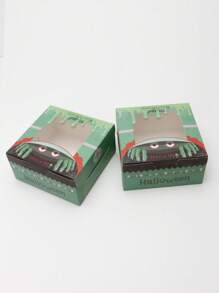 5/10 hộp đựng kẹo/đồ ăn nhẹ Halloween, hộp đựng bánh quy/bánh ngọt, đồ dùng tiệc tùng, hộp đựng quà tặng tiệc Halloween phù hợp cho ngày lễ và tiệc tùng Halloween đồ trang trí Halloween đồ trang trí Halloween nhà tiệc Halloween túi đựng tiệc Halloween tiệc Halloween - Giấy - Xem 3