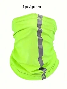 1pc Reflective Neck Gaiter, Breathable Neck Warmer For Cycling, Fishing, UV Protection, Outdoor Work, Sports, Men - Multicolor - View 6