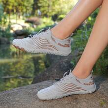 Unisex Swimming Shoes, Women's Aqua Shoes With Anti-Slip, Lightweight Breathable For Beach, Vacation, Travel, Camping, Party, Surfing, Fishing, Indoor Yoga, Outdoor Activities, Summer - Grey - View 5