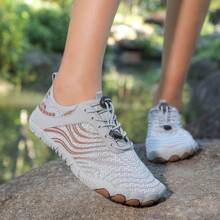 Unisex Swimming Shoes, Women's Aqua Shoes With Anti-Slip, Lightweight Breathable For Beach, Vacation, Travel, Camping, Party, Surfing, Fishing, Indoor Yoga, Outdoor Activities, Summer - Grey - View 8